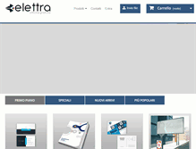 Tablet Screenshot of elettraofficinegrafiche.com